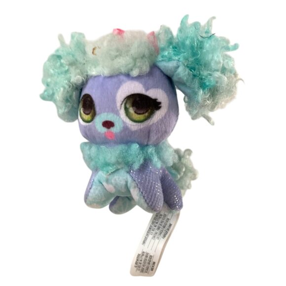 Spin Master Present Pets Plush Blue Poodle Puppy Dog Puppy 65304 3 in tall Fluff - Picture 1 of 5